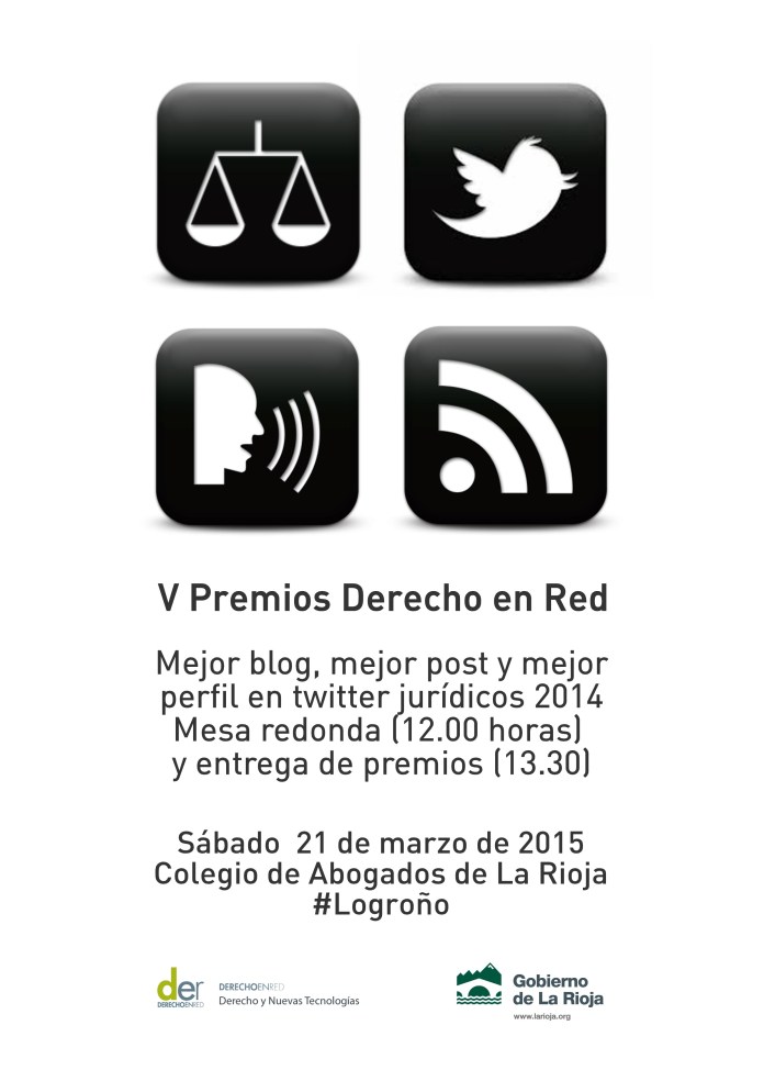 Mesa redonda y entrega de premios V Edición Premios Derecho En Red